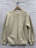 Size Medium Ladies Cream Gildan Sweatshirt