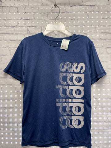 Size 10-12 Boy's Blue Adidas Top