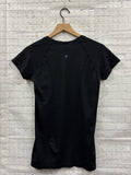 Size 8 Ladies Black lulu lemon Workout Top