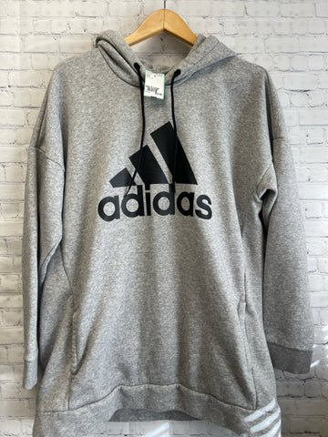 Size X-Large Men's Gray Adidas Hoodie