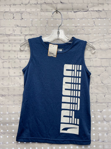 Size 5 Boy's Blue Puma Tank Top
