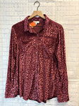 Size XL Ladies Purple Animal Print Umgee Blouse