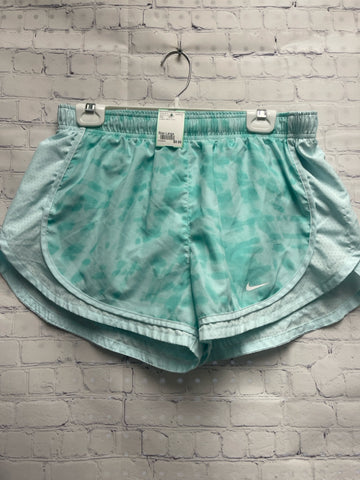 Size Large Ladies Blue Print Nike Workout Shorts