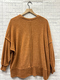 Size X-Small Ladies Orange Zenana Top