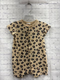 Size 9 Months Girl's Tan Animal Print H & M Romper