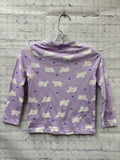 Size 4T Girl's Purple Print Old Navy Top