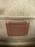 Ladies Brown Print Coach Purse