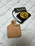 Black Print MYRA Keychain