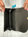 Ladies Gray Floral Wallet