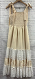 Size Large Ladies Cream Tank Dress