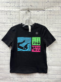 Size 6-7 Boy's Black Print Gap Top