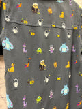 Size 4 Boy's Gray Print Disney Shirt
