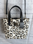 Ladies Cream Animal Print Dooney Bourke Purse