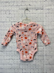 Size 6-12 months Girl's Pink Print Old Navy Onesie