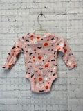 Size 6-12 months Girl's Pink Print Old Navy Onesie