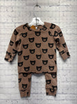 Size 18-24 Months Boy's Brown Print Little Ones Shop PJ Set