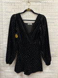 Size Small Ladies Black Studded Popular 21 Romper