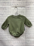 Size 3-6 months Girl's Green Old Navy Romper