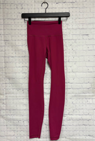 Size 2 Ladies Purple lulu lemon Workout Leggings