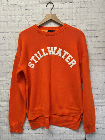 Size Medium Ladies Orange Sweater