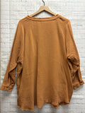 Size Medium Ladies Brown Entro Blouse