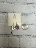 Ladies Silver Kaleidoscope Earring
