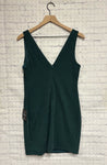 Size Large Ladies Green Sparkle Lulu's Tank Dress