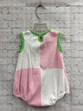 Size 3-6 months Girl's Pink Checked Onesie
