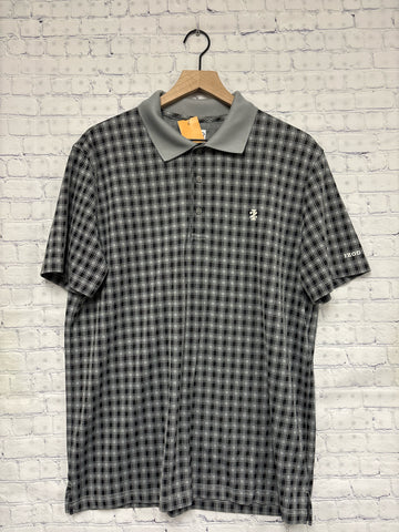 Size Large Men's Gray Print Izod Top