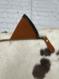 Ladies White Cow MYRA Purse