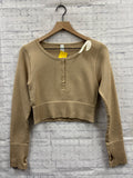 Size Large Ladies Tan Aerie Top