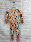 Size 3-6 months Girl's Cream Print Little Ones Shop Sleeper