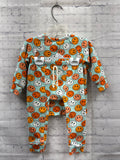 Size 2T Boy's Blue Print Little Ones Shop PJ Set