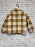 Size 4T Girl's Tan Checked Little Co. Jacket
